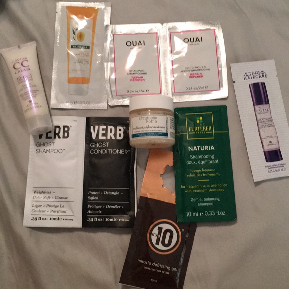 Multi brand hair care bundle.